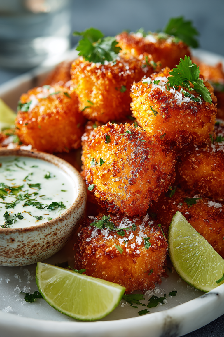 Crispy Bang Bang Salmon Bites