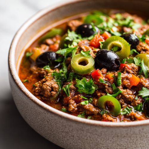 Cuban Style Beef Picadillo Stew