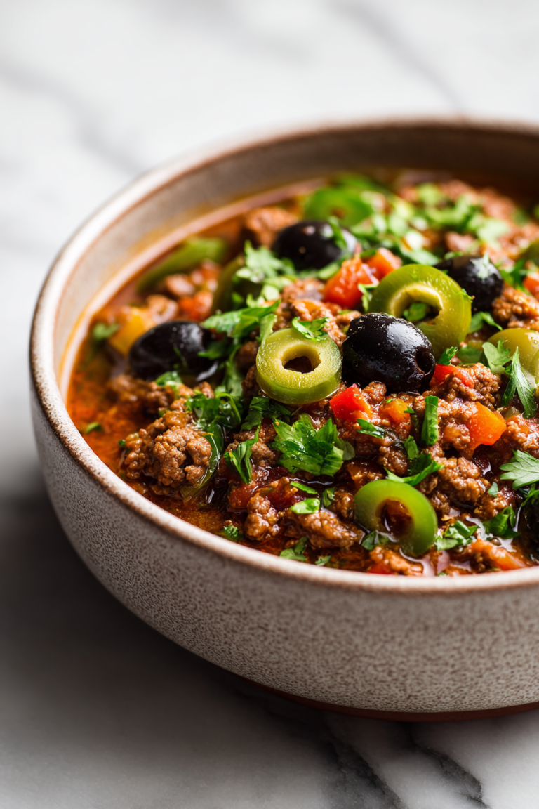 Cuban Style Beef Picadillo Stew