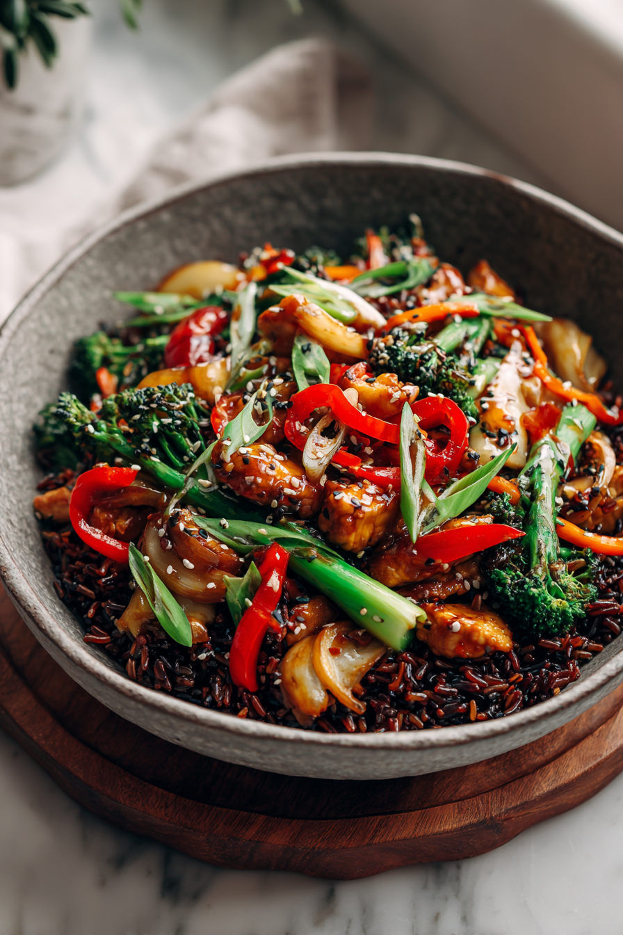 Delish Teriyaki Chicken Stir Fry