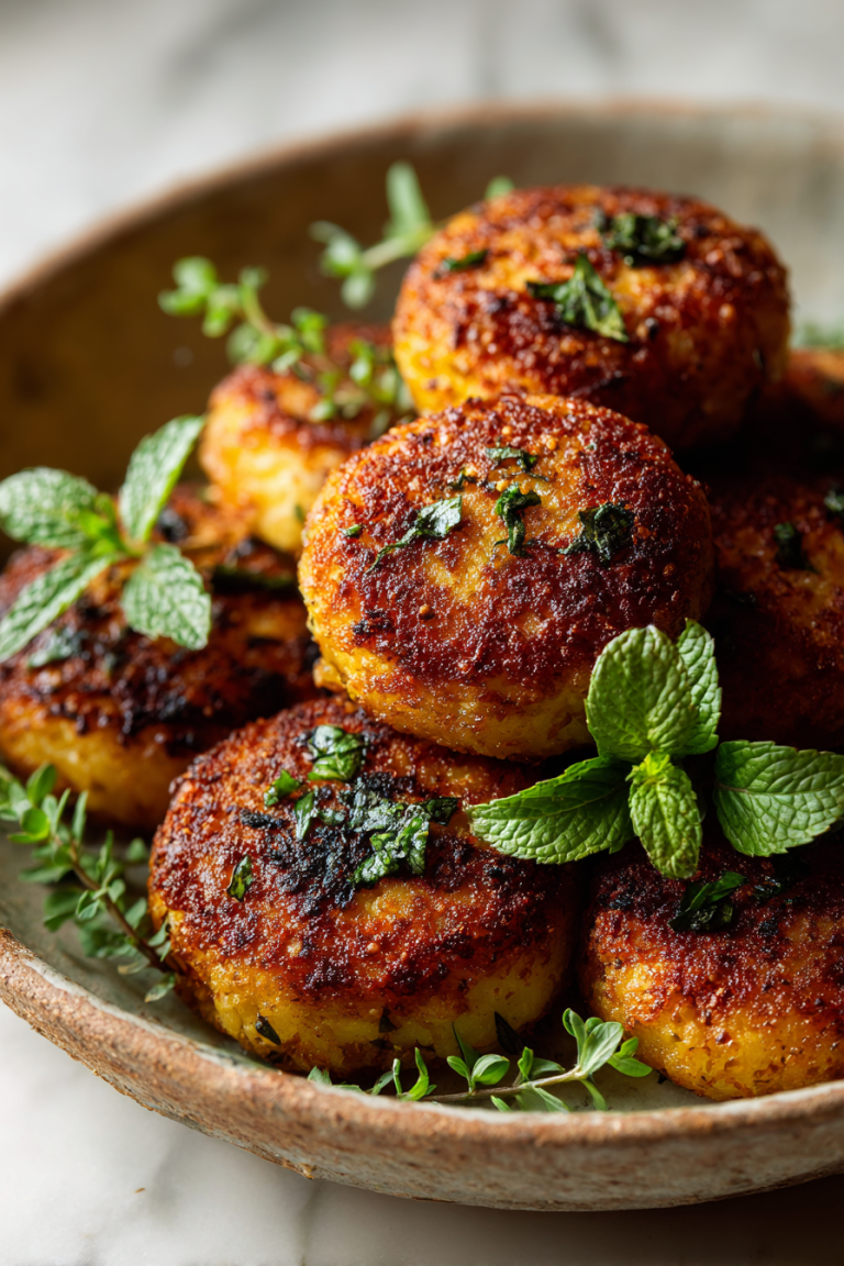 Easy Baked Aloo Tikki Recipe