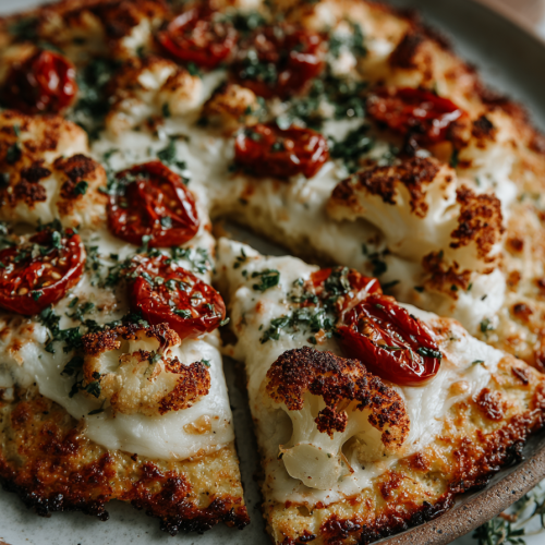 Easy Cauliflower Pizza Crust Recipe