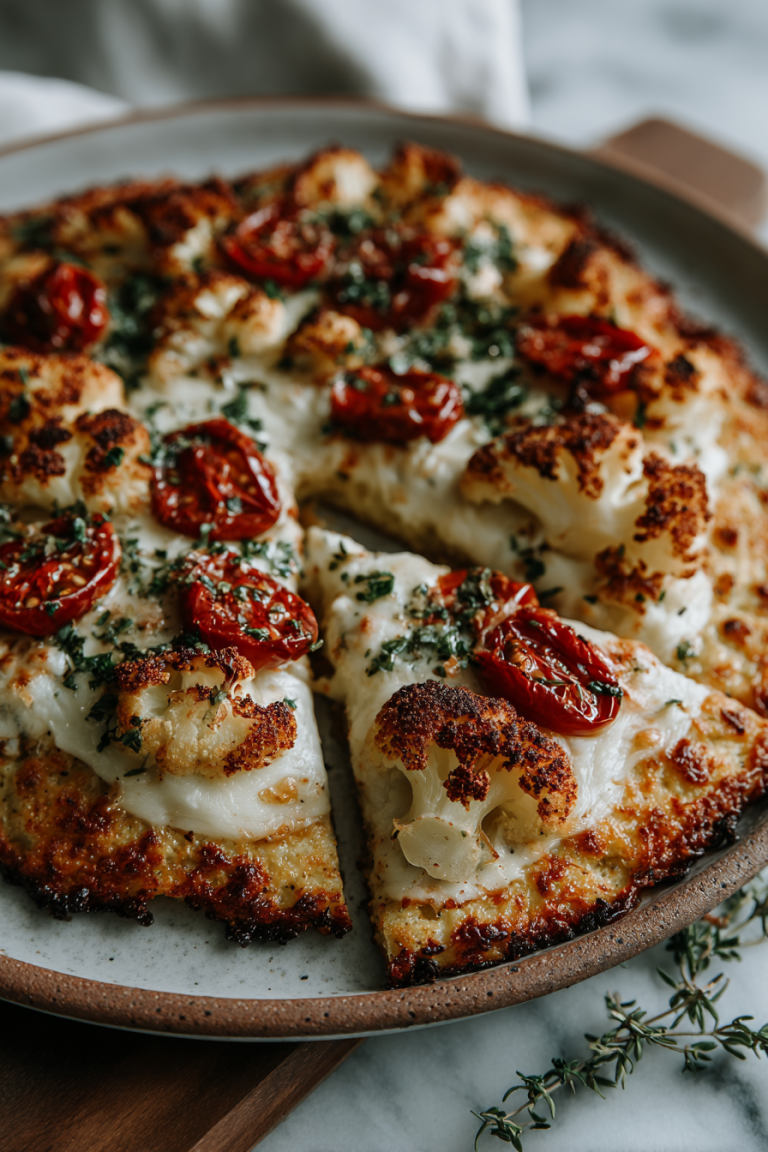 Easy Cauliflower Pizza Crust Recipe