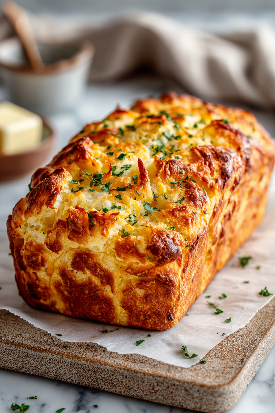 Easy Cheesy Biscuit Loaf Recipe