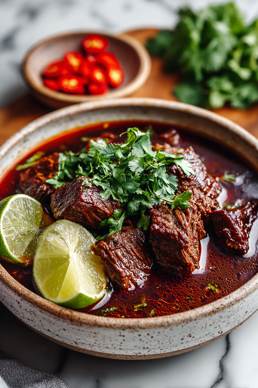 Easy Crockpot Mexican Beef Birria