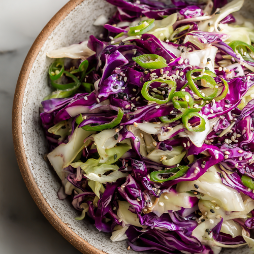 Easy Crunchy Asian Cabbage Salad