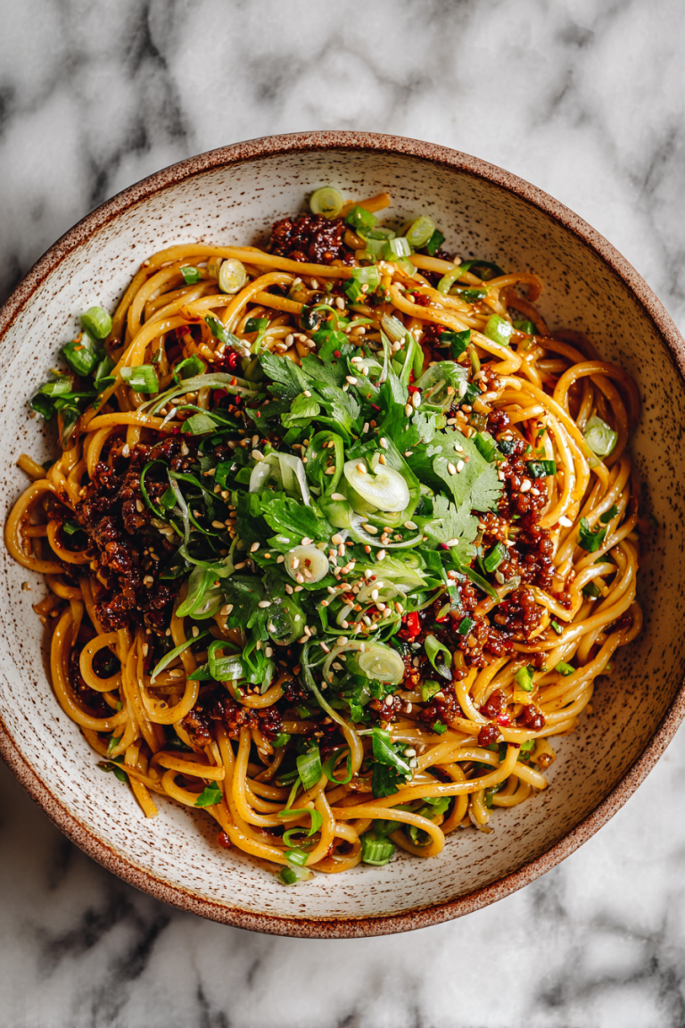 Easy Dan Dan Noodles Recipe