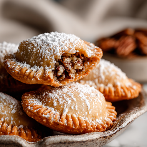 Easy Deep Fried Pecan Pies