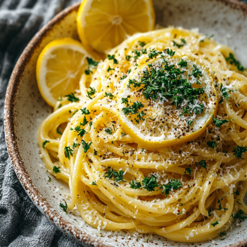 Easy Lemon Butter Linguine