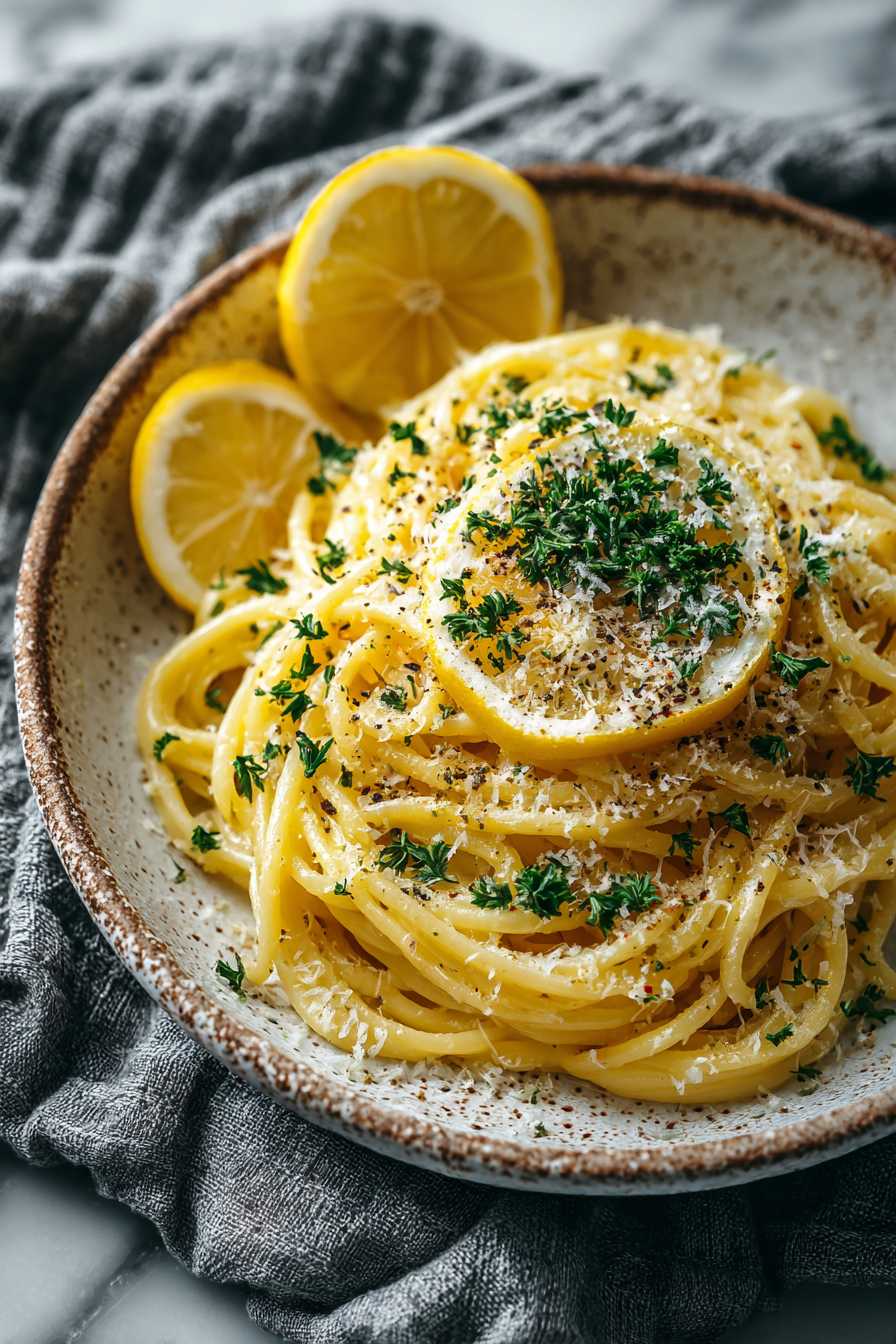 Easy Lemon Butter Linguine