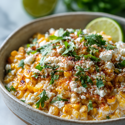 Easy Mexican Street Corn Dinner