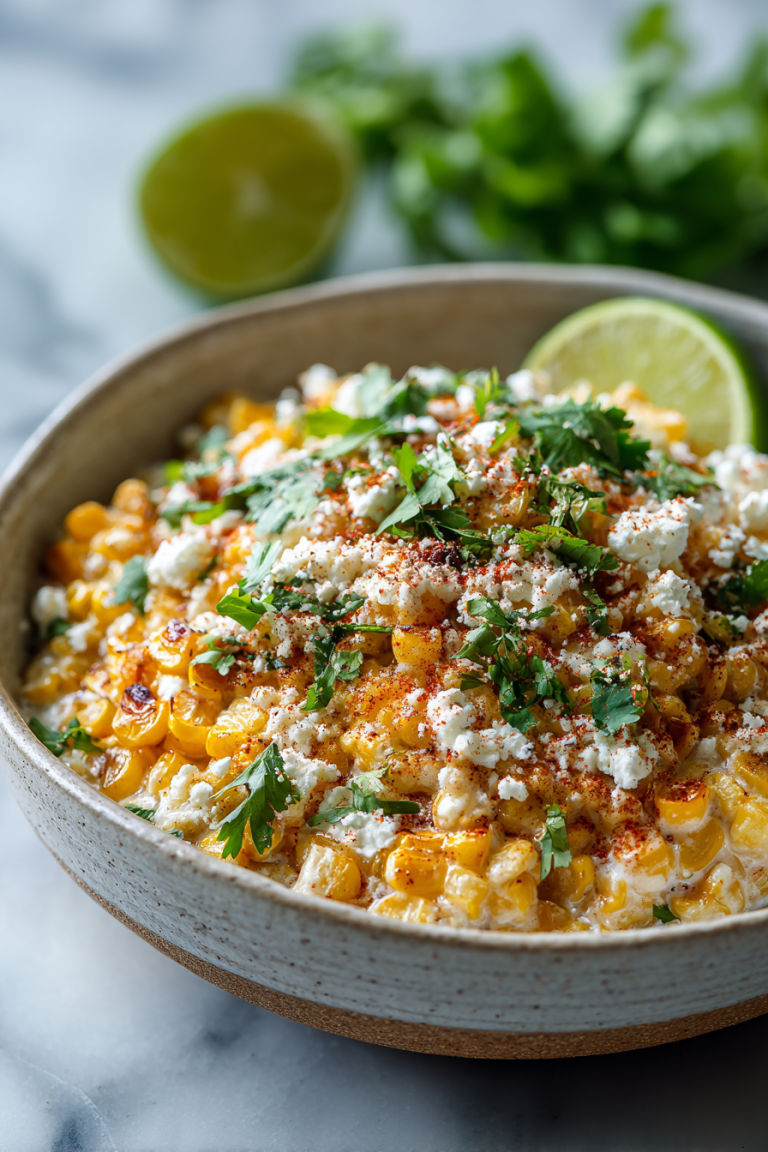 Easy Mexican Street Corn Dinner