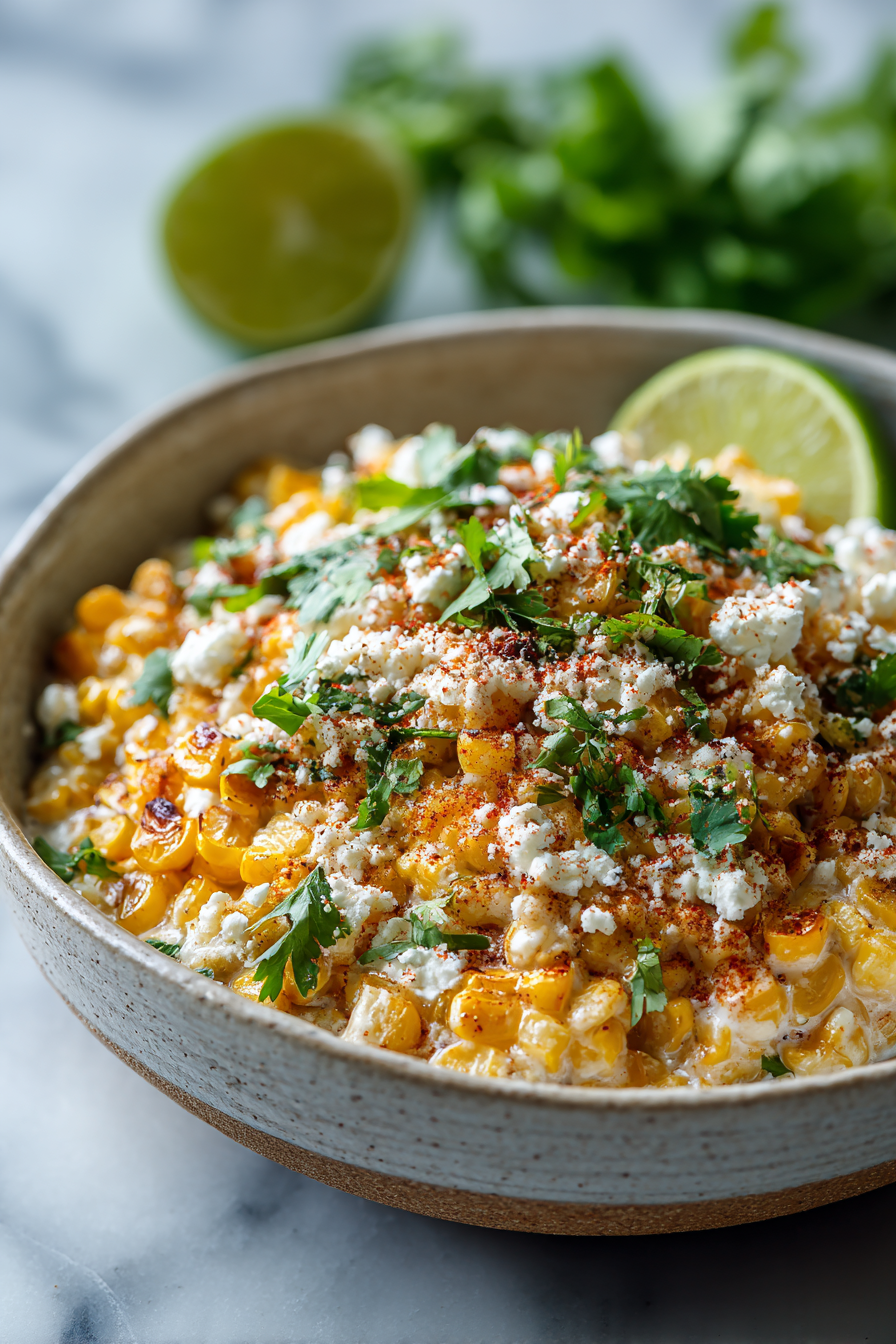 Easy Mexican Street Corn Dinner