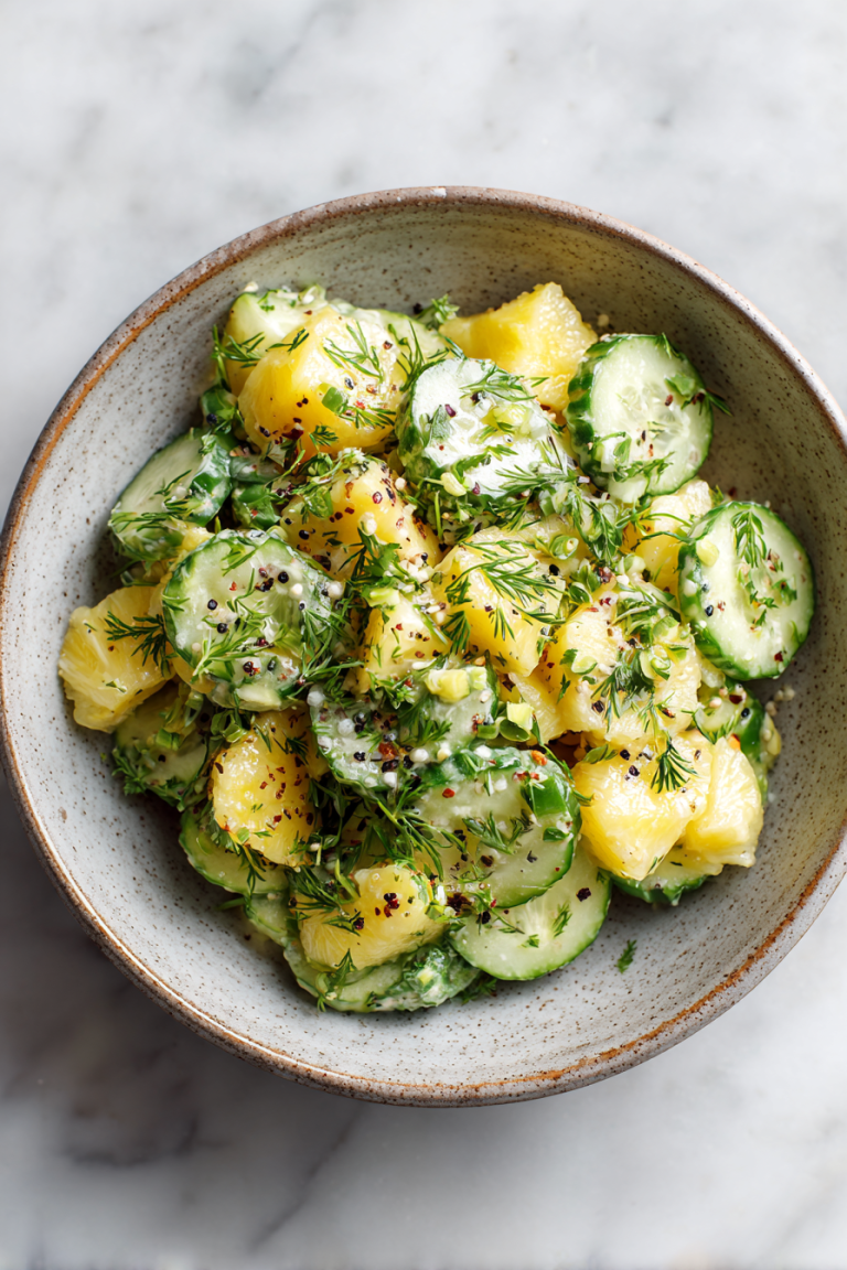 Easy Pineapple Cucumber Salad