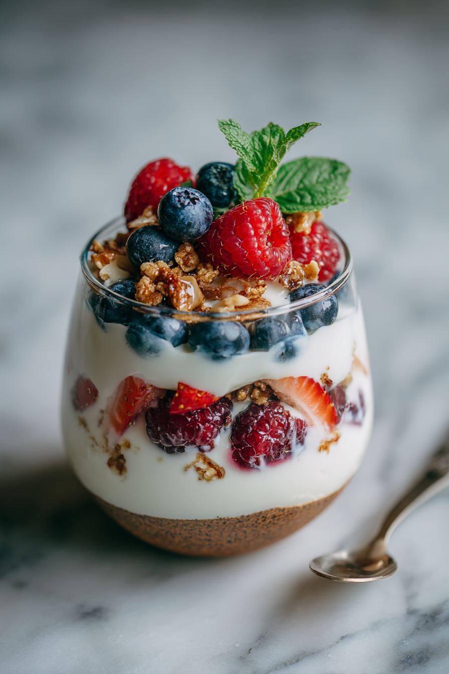Easy Ricotta Yogurt Parfaits