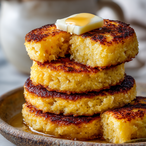 Easy Southern Cornbread Hoecakes