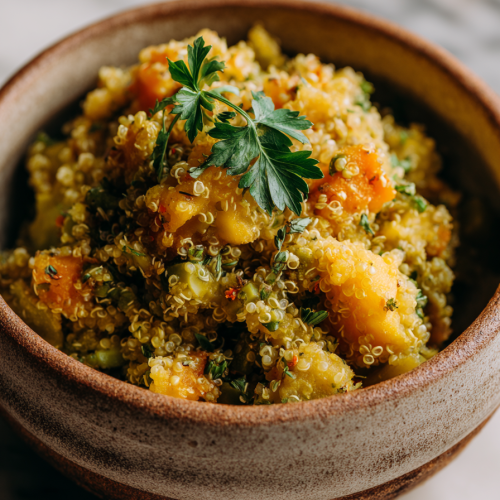 Easy Split Pea and Quinoa Dinner