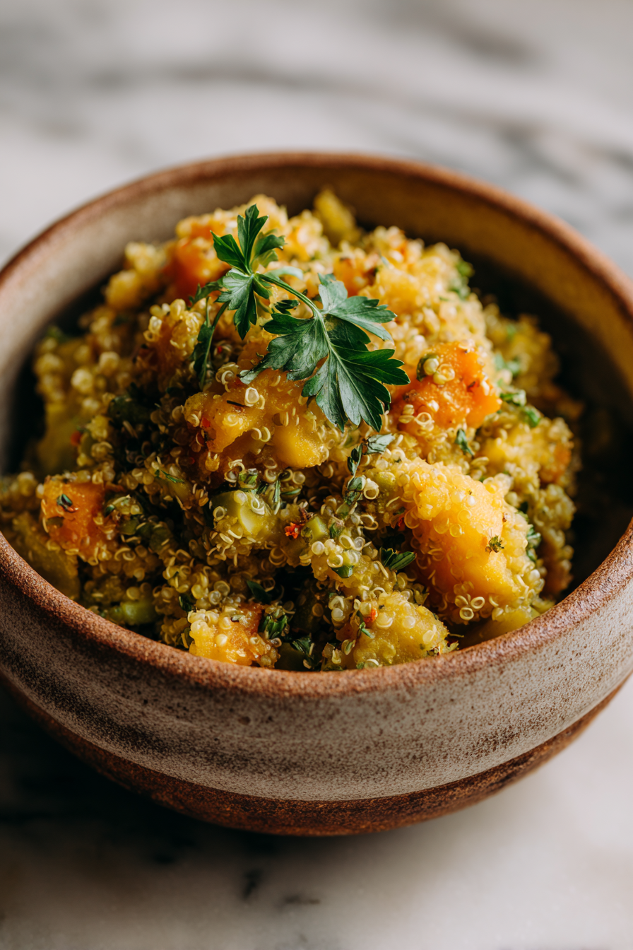 Easy Split Pea and Quinoa Dinner