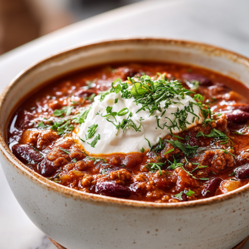 Easy Turkey Burger Chili Recipe