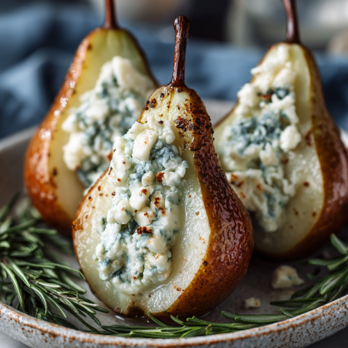 Elegant Blue Cheese Stuffed Pears Recipe