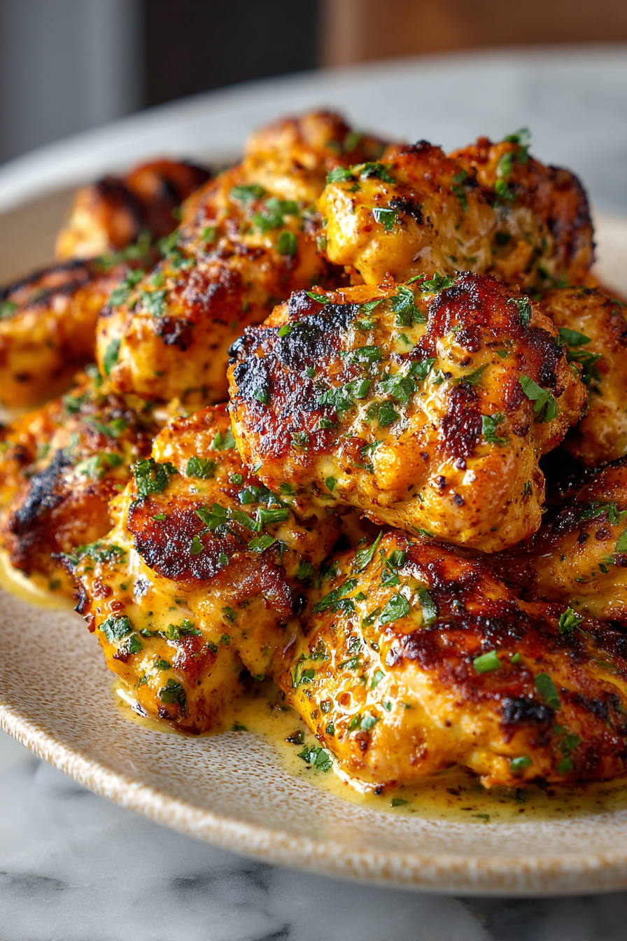 Garlic Butter Chicken Dinner Bites