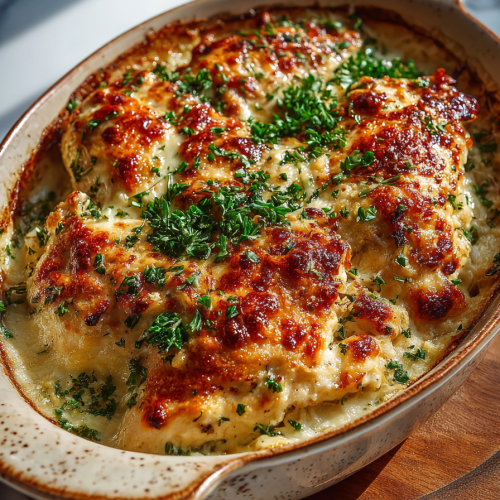 Garlic Parmesan Chicken Dinner Bake