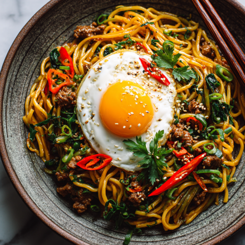 Gochujang Pork Noodles