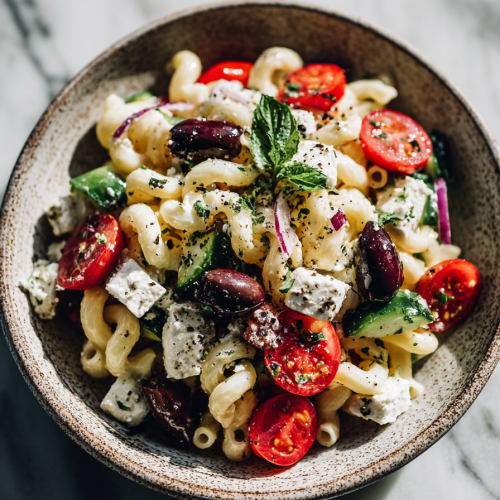 Greek Pasta Salad Recipe
