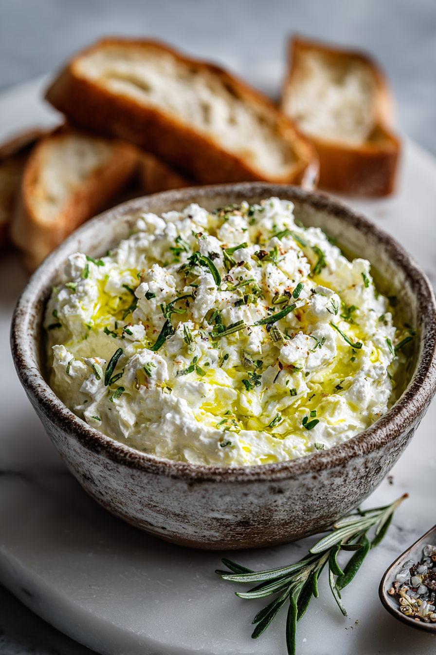 Green Olive Feta Dip Recipe
