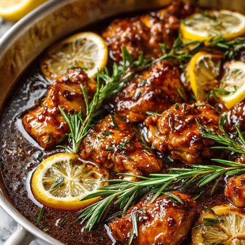 Honey Lemon Chicken with Garlic