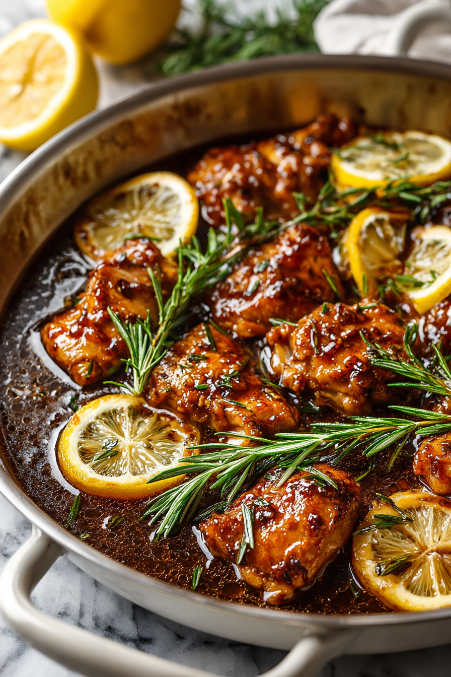 Honey Lemon Chicken with Garlic