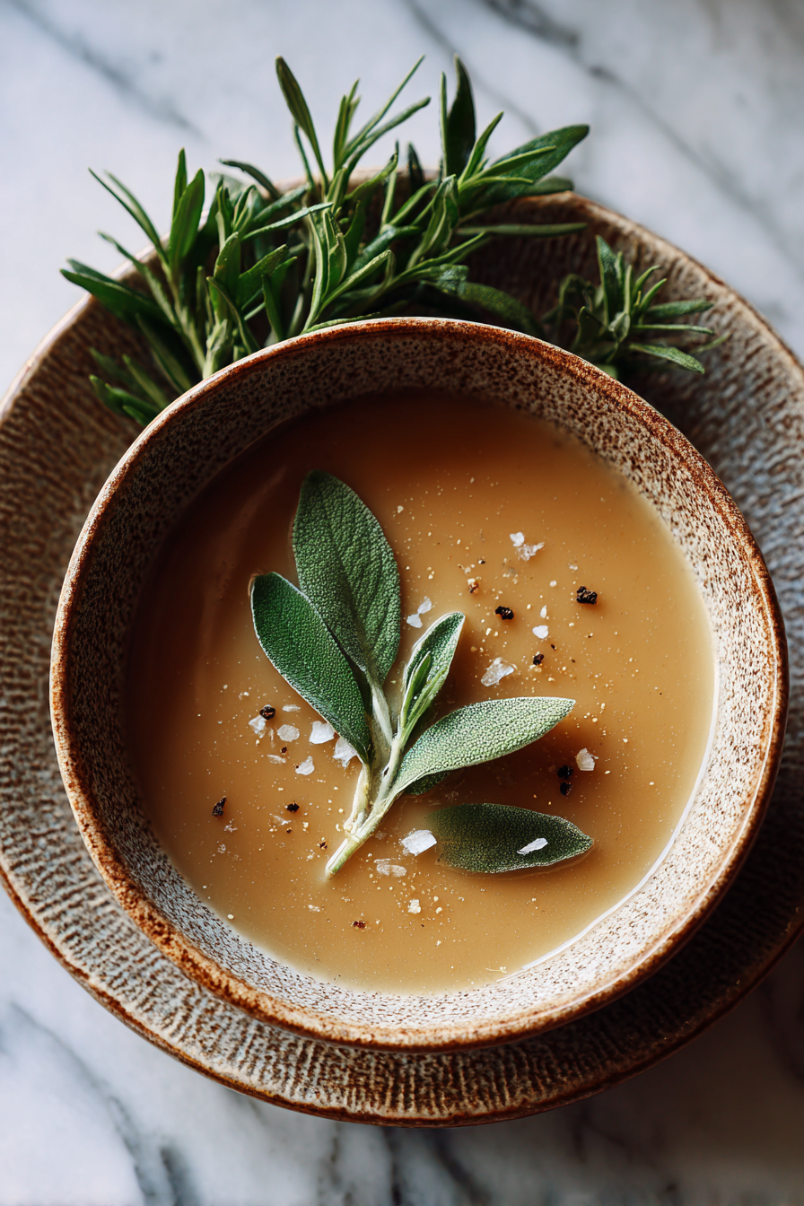 Make-Ahead Turkey Gravy with Calvados