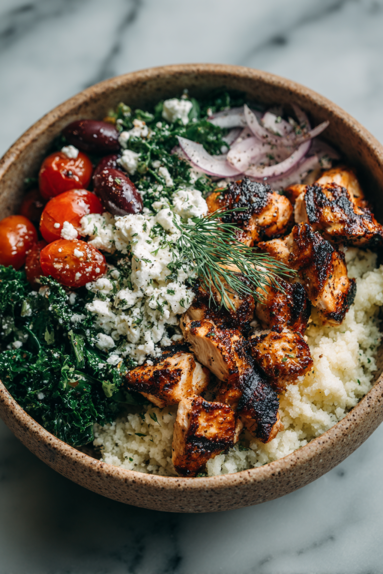 Mediterranean Chicken Bowl Recipe