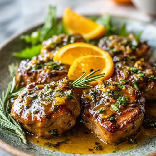 Orange Teriyaki Turkey Medallions