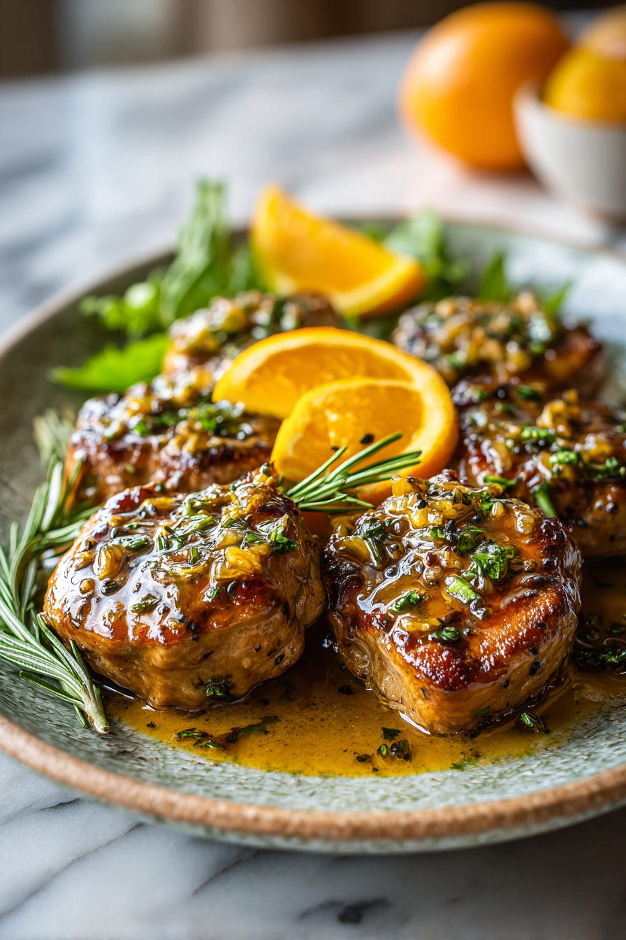 Orange Teriyaki Turkey Medallions