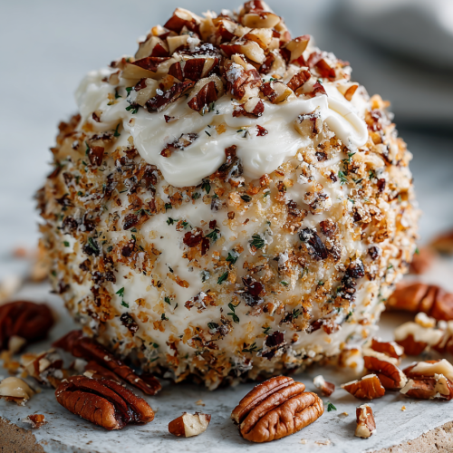 Pineapple Pecan Cheese Ball Delight
