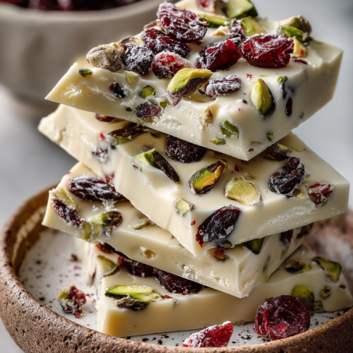 Pistachio Cranberry Bark Recipe