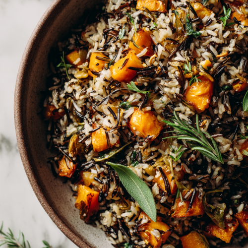 Pumpkin Wild Rice Dinner Recipe