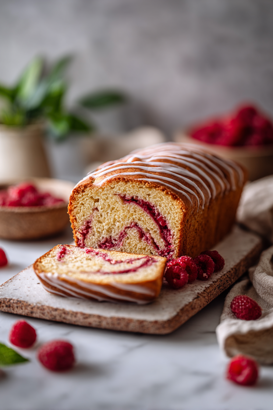 Raspberry Swirl Brioche Loaf Recipe