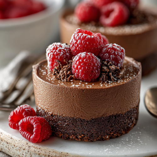 Rich Dark Chocolate Brownie Mousse