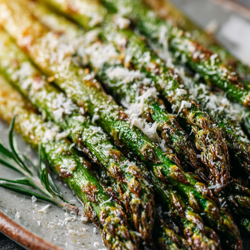 Roasted Asparagus with Parmesan Cheese