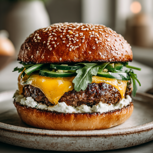 Smashed Jalapeno Cheese Burger Recipe