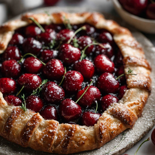 Sour Cherry Galette Delight