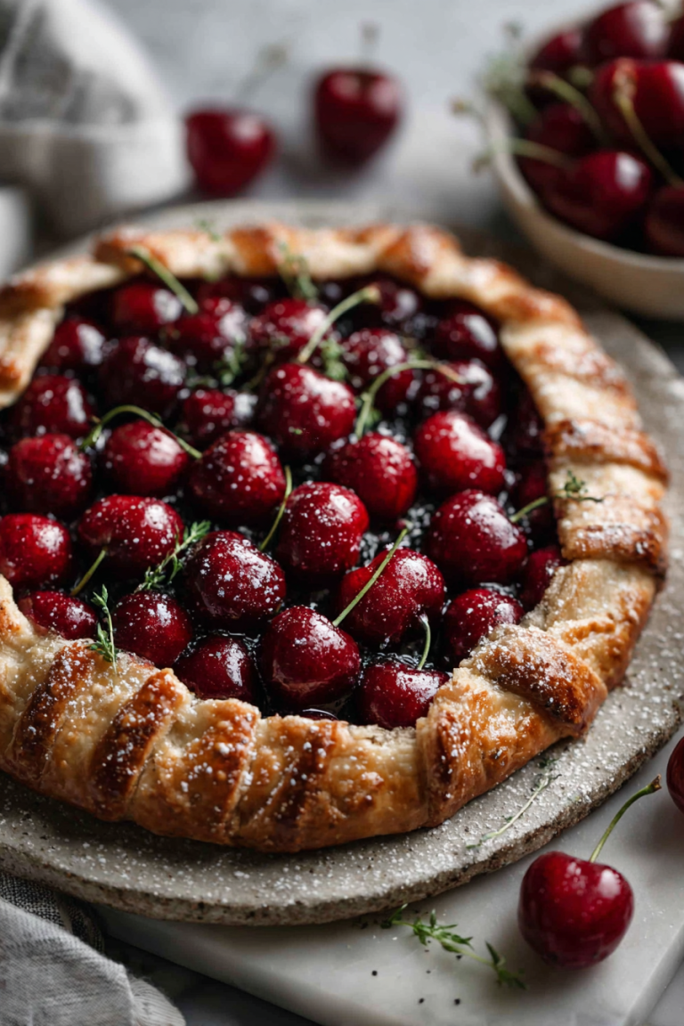 Sour Cherry Galette Delight