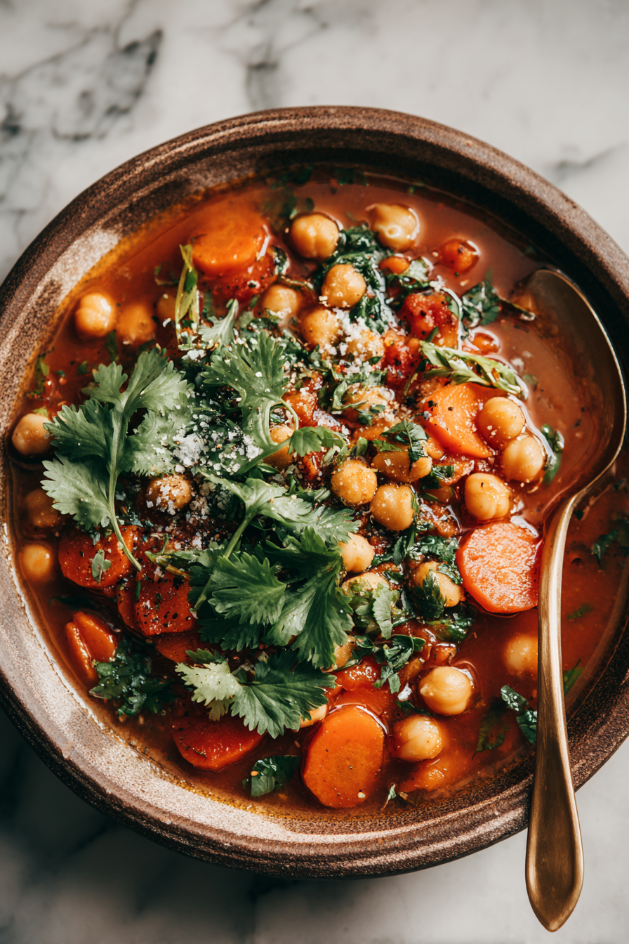 Spiced Tomato Chickpea Stew