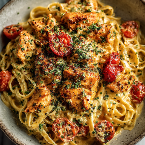 Spicy Cheesy Garlic Butter Chicken Dinner