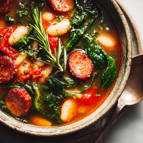 Spicy Italian Sausage and Bean Soup