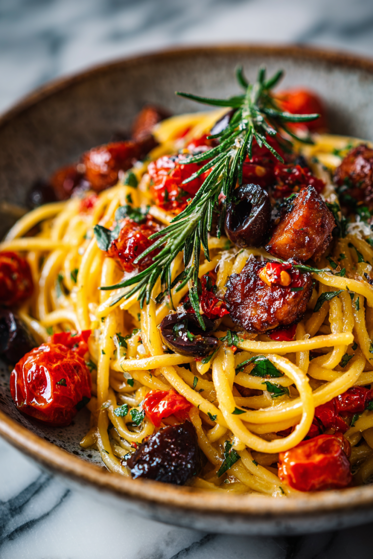 Spicy Sausage Pasta Delight