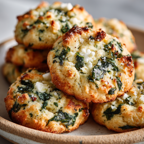 Spinach Feta Cookies