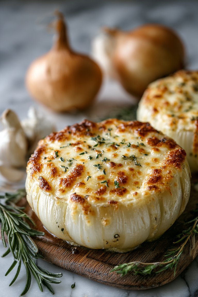 Tennessee Onions with Melted Cheese